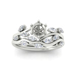 Load image into Gallery viewer, delicate-vine-semi-mount-diamond-bridal-ring-set-in-white-gold-fdens11510smangle5-nl-wg_bef47f98-0250-4d51-b939-f411dae32ba9?v=1757567810