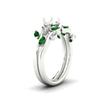 Load image into Gallery viewer, Delicate Vine Semi Mount Bridal Set