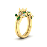 Load image into Gallery viewer, Delicate Vine Semi Mount Bridal Set