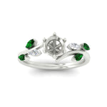 Load image into Gallery viewer, Delicate Vine Semi Mount Engagement Ring