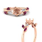 Load image into Gallery viewer, Delicate Vine Semi Mount Engagement Ring