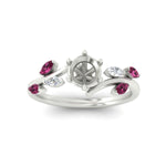 Load image into Gallery viewer, Delicate Vine Semi Mount Engagement Ring