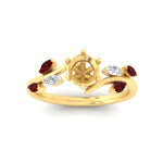 Load image into Gallery viewer, Delicate Vine Semi Mount Engagement Ring