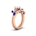 Load image into Gallery viewer, Delicate Vine Semi Mount Bridal Set