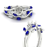 Load image into Gallery viewer, Delicate Vine Semi Mount Bridal Set