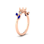 Load image into Gallery viewer, Delicate Vine Semi Mount Engagement Ring