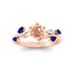 Load image into Gallery viewer, Delicate Vine Semi Mount Engagement Ring