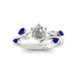 Load image into Gallery viewer, Delicate Vine Semi Mount Engagement Ring