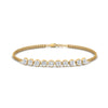 Load image into Gallery viewer, Dual Chain Round Diamond Bar Bracelet