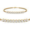 Load image into Gallery viewer, Dual Chain Round Diamond Bar Bracelet
