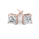 Load image into Gallery viewer, Asscher Cut Diamond Stud Earring