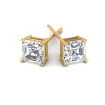 Load image into Gallery viewer, Asscher Cut Diamond Stud Earring