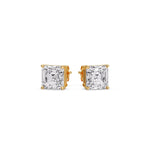 Load image into Gallery viewer, Asscher Cut Diamond Stud Earring