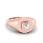 Load image into Gallery viewer, Asscher Diamond Signet Pinky Ring