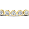 Load image into Gallery viewer, Round Cut Bezel Set Tennis Bracelet 12 Carat