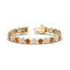Load image into Gallery viewer, Round Cut Bezel Set Tennis Bracelet 12 Carat