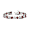 Load image into Gallery viewer, Round Cut Bezel Set Tennis Bracelet 12 Carat