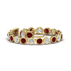 Load image into Gallery viewer, Round Cut Bezel Set Tennis Bracelet 12 Carat