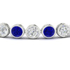 Load image into Gallery viewer, Round Cut Bezel Set Tennis Bracelet 12 Carat
