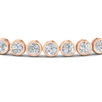 Load image into Gallery viewer, Diamond Bezel Set Tennis Bracelet 7.75 Carat