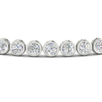 Load image into Gallery viewer, Diamond Bezel Set Tennis Bracelet 7.75 Carat