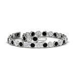 Load image into Gallery viewer, Diamond Bezel Set Tennis Bracelet 7.75 Carat