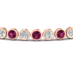 Load image into Gallery viewer, Diamond Bezel Set Tennis Bracelet 7.75 Carat