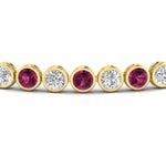 Load image into Gallery viewer, Diamond Bezel Set Tennis Bracelet 7.75 Carat