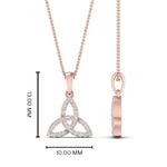 Load image into Gallery viewer, diamond-celtic-pendant-in-FDPD10762-NL-RG