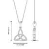 Load image into Gallery viewer, diamond-celtic-pendant-in-FDPD10762-NL-WG