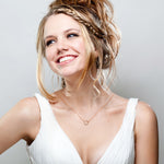 Load image into Gallery viewer, diamond-circle-loop-necklace-in-FDPD11023-Model-RG