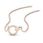 Load image into Gallery viewer, diamond-circle-loop-necklace-in-FDPD11023-Model-RG