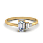 Load image into Gallery viewer, diamond-cluster-commitemt-ring-in-yellow-gold-FD9008EM-NL-YG
