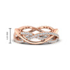 Load image into Gallery viewer, diamond-criss-cross-weave-wedding-band-in-rose-gold-FD11069BANGLE3-NL-RG