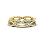 Load image into Gallery viewer, diamond-criss-cross-weave-wedding-band-in-yellow-gold-FD11069BANGLE3-NL-YG