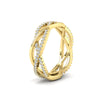 Load image into Gallery viewer, diamond-criss-cross-weave-wedding-band-in-yellow-gold-FD11069BANGLE3-NL-YG