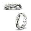 Load image into Gallery viewer, diamond-criss-cross-weave-wedding-band-with-black-diamond-in-white-gold-FD11069BGBLACKANGLE3-NL-WG