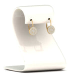 Load image into Gallery viewer, diamond-disc-drop-earring-in-FDEAR9684ANGLE1-NL-YG