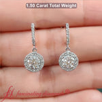 Load image into Gallery viewer, diamond-drop-halo-solitaire-round-cut-earrings-in-white-gold-fdear11129-1-40-ct-fancy-1-wg