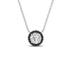 Load image into Gallery viewer, diamond-halo-classic-pendant-black-diamond-in-FD-PD10984GBLACK-0.50CT-NL-WG