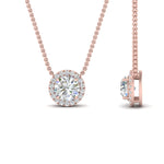 Load image into Gallery viewer, half-carat-halo-diamond-pendant-in-FD-PD10984-0.50CT-NL-RG