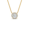 Load image into Gallery viewer, half-carat-halo-diamond-pendant-in-FD-PD10984-0.50CT-NL-YG