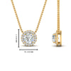 Load image into Gallery viewer, half-carat-halo-diamond-pendant-in-FD-PD10984-0.50CT-NL-YG