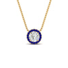 Load image into Gallery viewer, diamond-halo-classic-pendant-sapphire-pendant-in-FD-PD10984GSABL-0.50CT-NL-YG