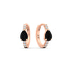 Load image into Gallery viewer, diamond-huggies-with-large-pear-black-diamond-center-in-rose-gold-fdear11703gblackangle1-nl-rg.jpg