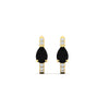 Load image into Gallery viewer, diamond-huggies-with-large-pear-black-diamond-center-in-yellow-gold-fdear11703gblackangle3-nl-yg.jpg