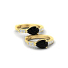 Load image into Gallery viewer, diamond-huggies-with-large-pear-black-diamond-center-in-yellow-gold-fdear11703gblackangle4-nl-yg.jpg