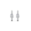 Load image into Gallery viewer, diamond-huggies-with-large-pear-diamond-center-in-white-gold-fdear11703angle3-nl-wg.jpg