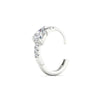 Load image into Gallery viewer, diamond-huggies-with-large-pear-diamond-center-in-white-gold-fdear11703angle5-nl-wg.jpg