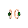 Load image into Gallery viewer, diamond-huggies-with-large-pear-emerald-center-in-rose-gold-fdear11703gemgrangle1-nl-rg.jpg